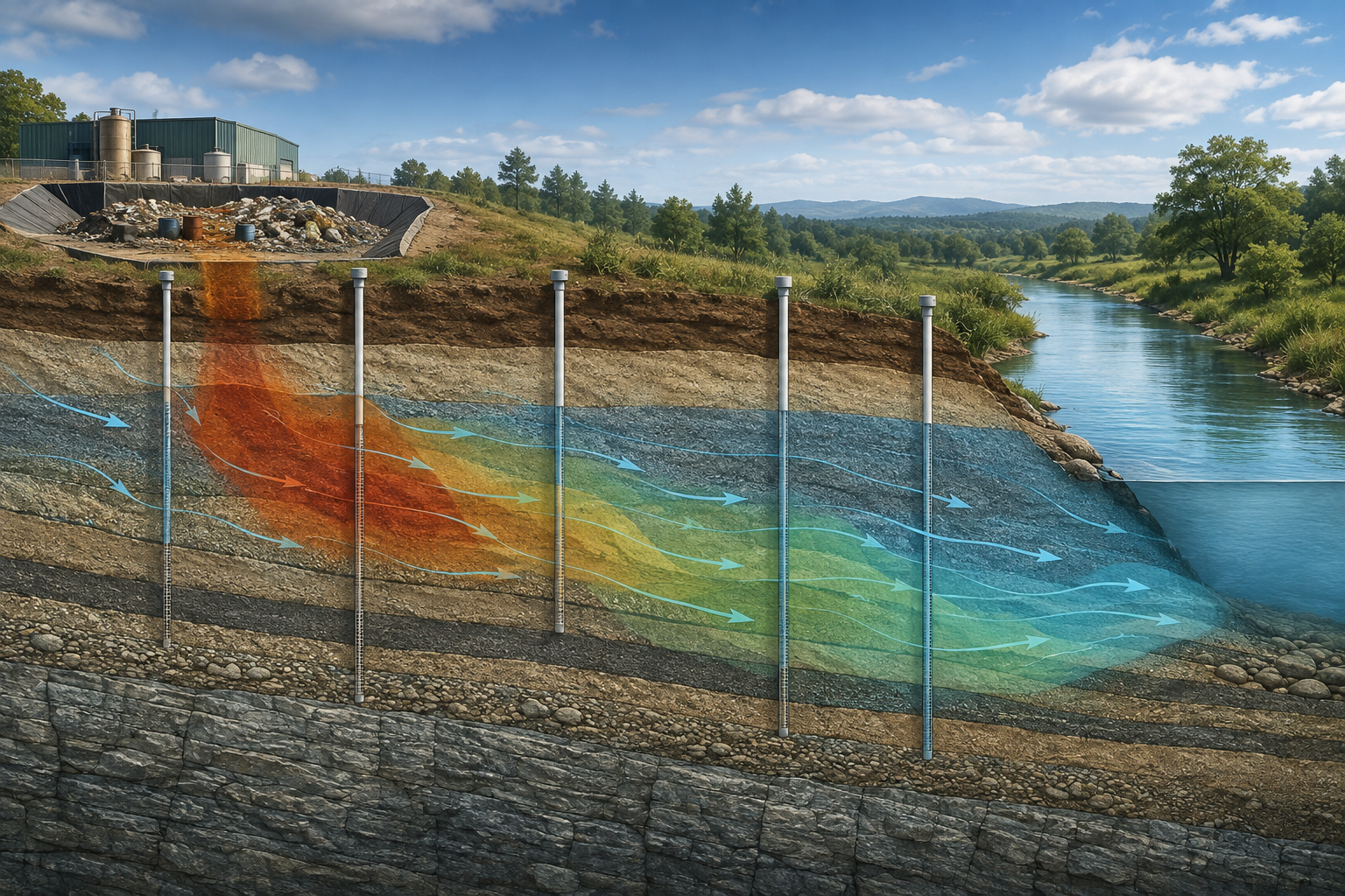Contaminant Impact Assessment research report illustration