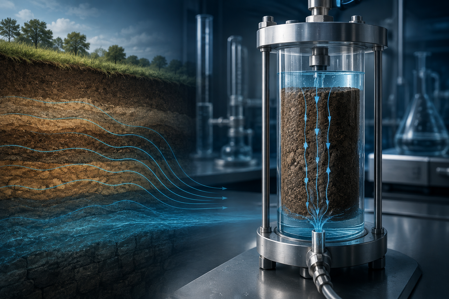 Evaluation of Hydraulic Conductivity research report illustration