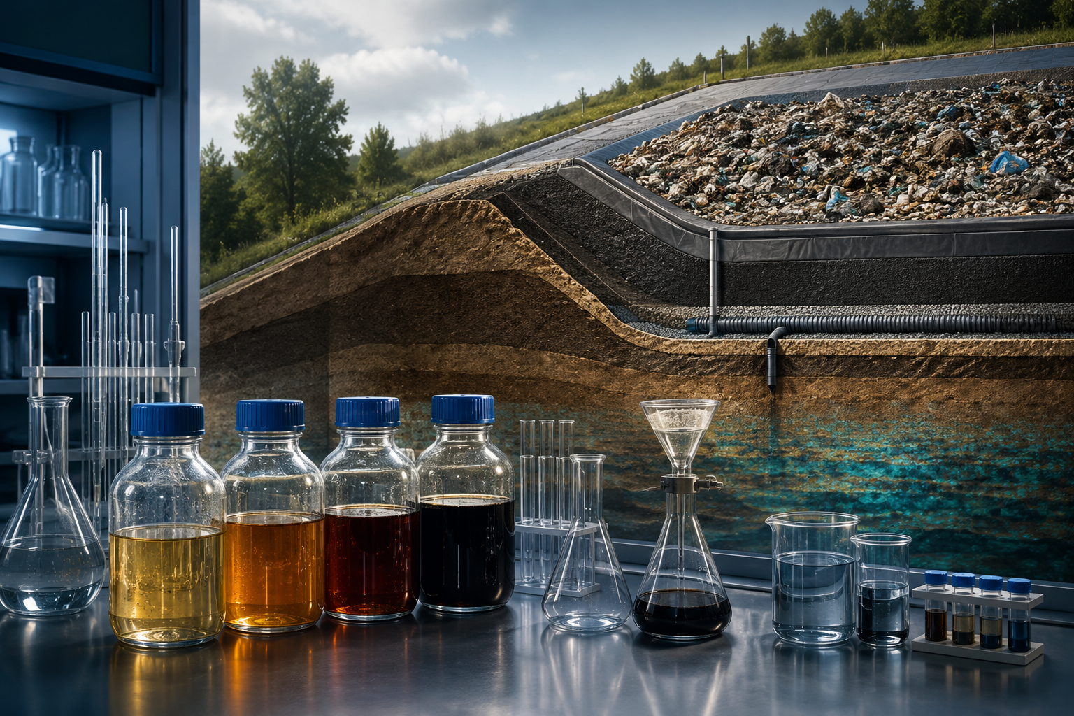 Leachate Characteristics for Contaminant Modeling research report illustration