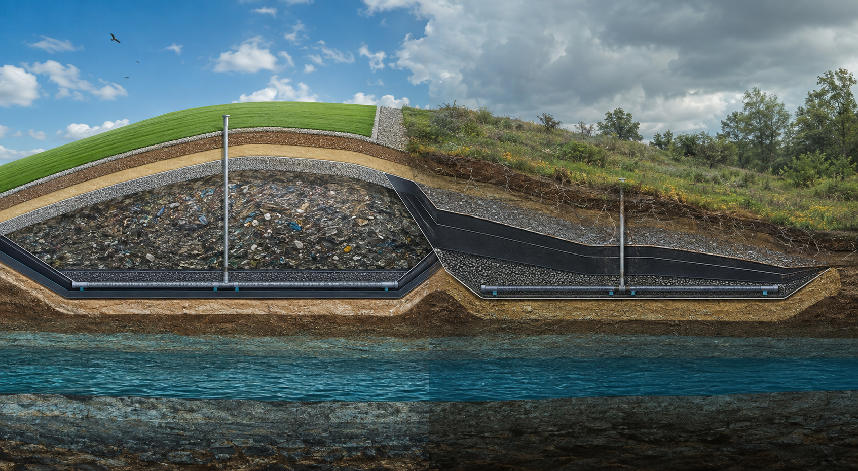 Long-Term Performance of Contaminant Barrier Systems research report illustration