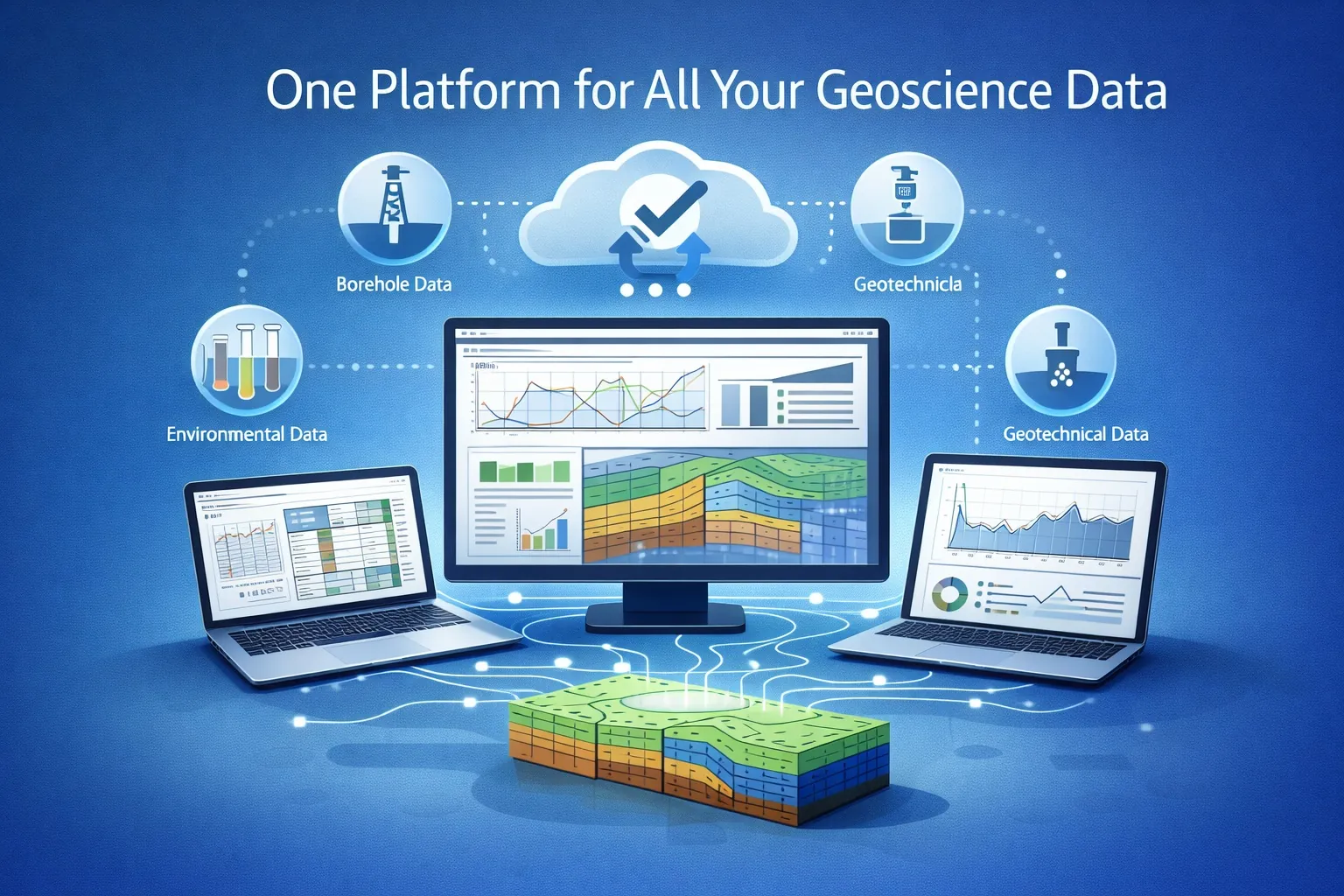 Integrated geoscience information organized in one project platform