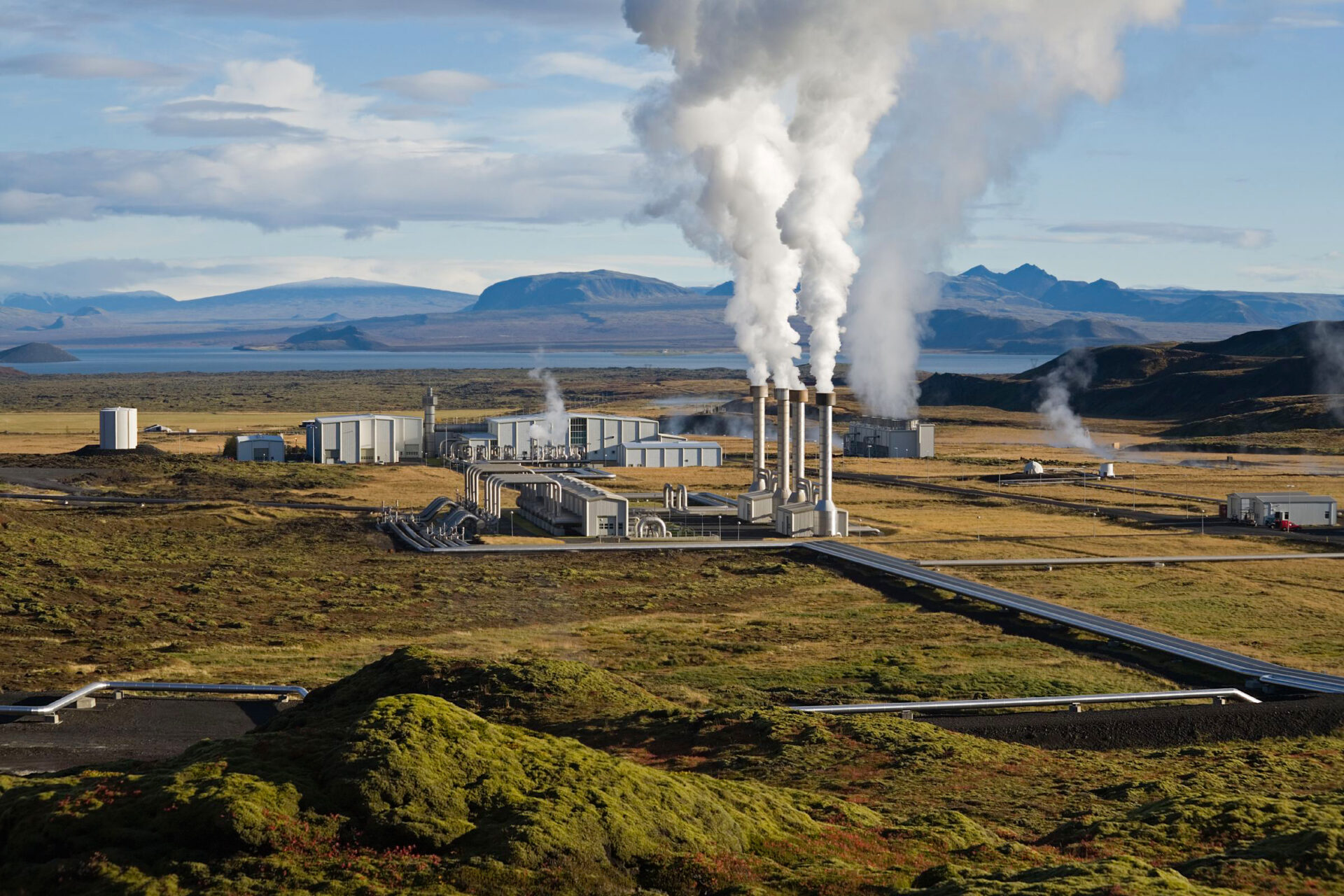 Geothermal power plant in Iceland