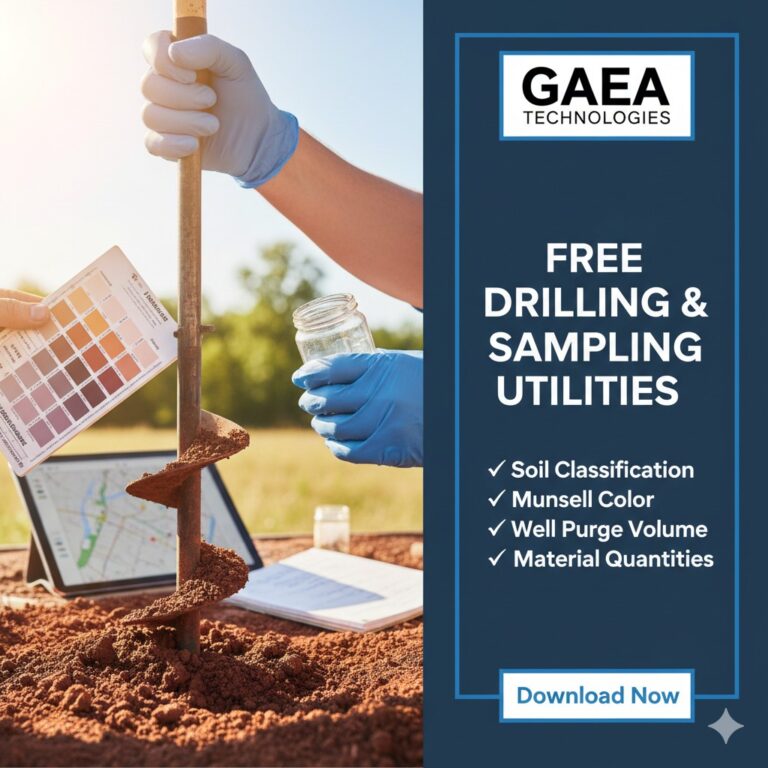 GAEA Technologies Drilling and Sampling Utilities Features - Knowledge ...