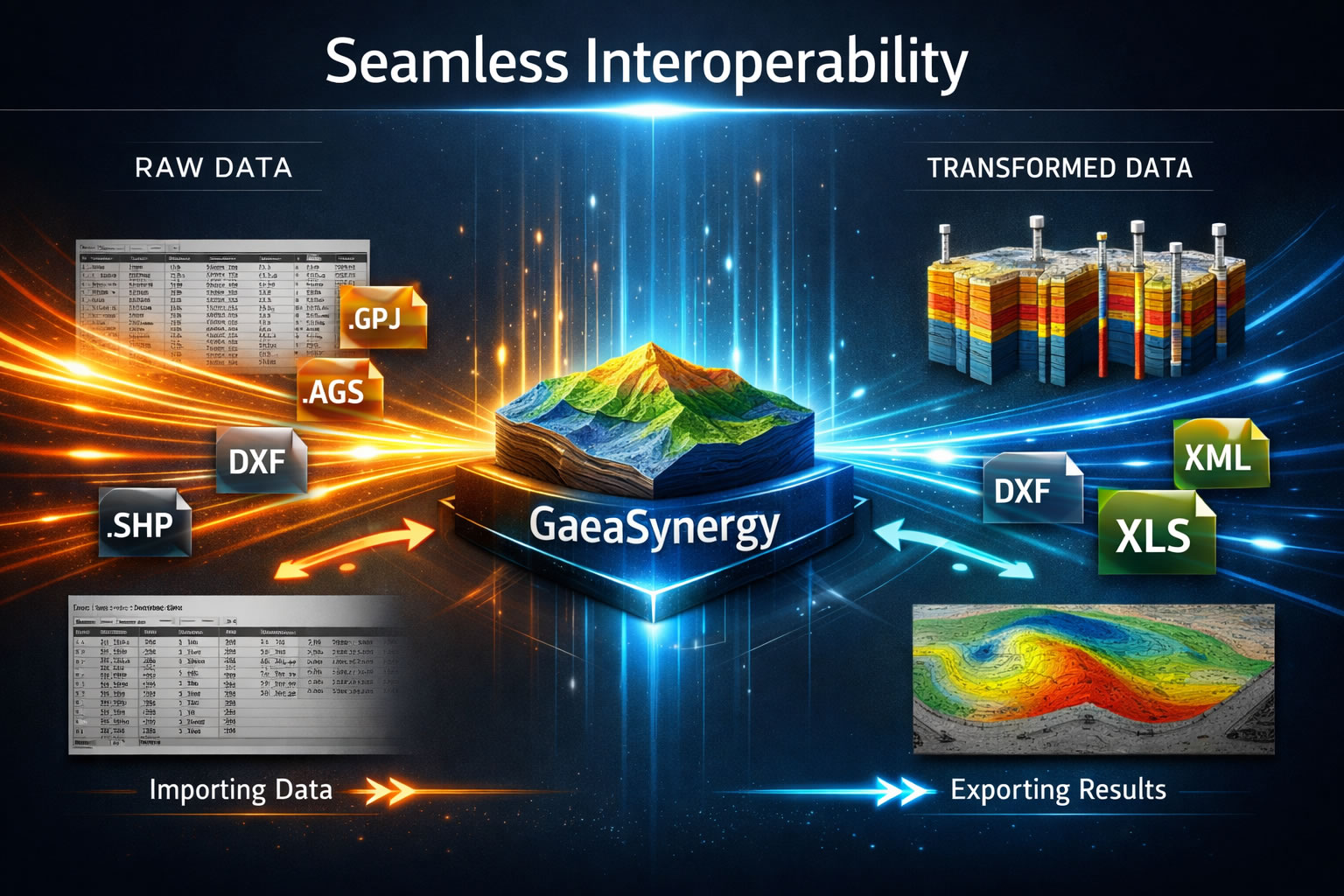 GaeaSynergy import and export