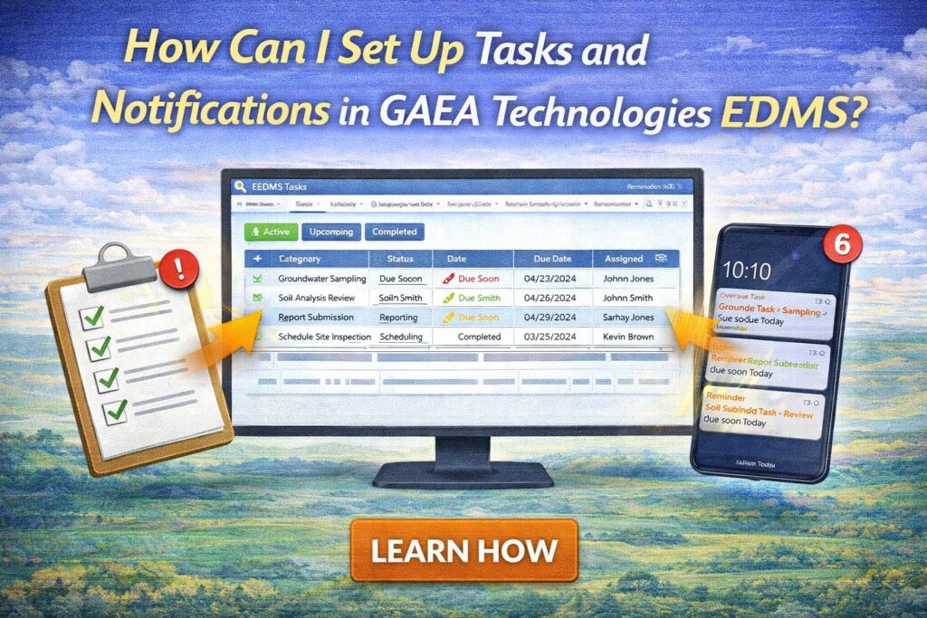 GAEA Technologies EDMS Tasks and Notifications Guide - Knowledge Center