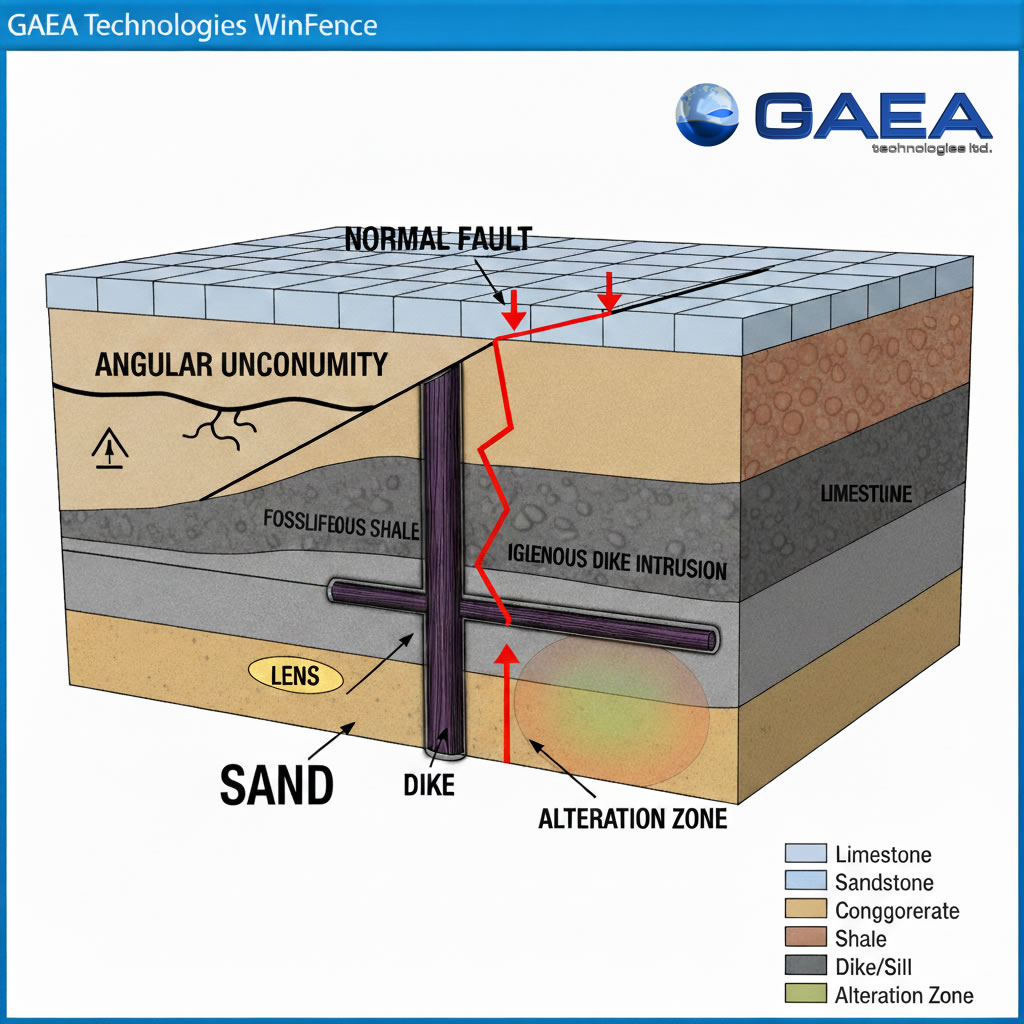 ypes of strata in WinFence