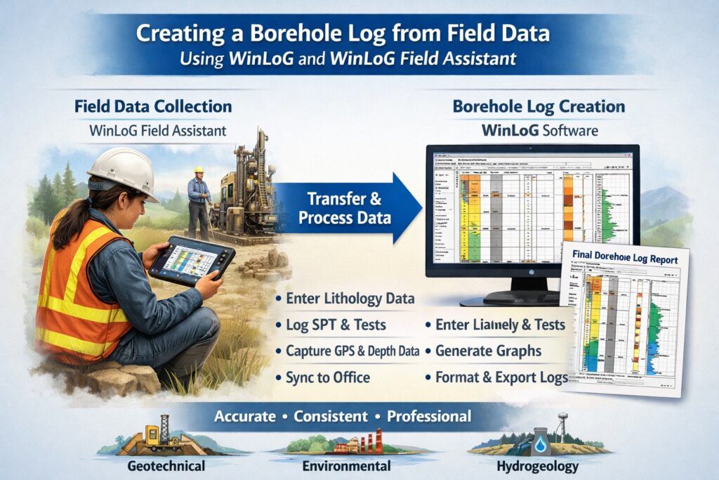 Winlog Borehole Logging Workflow in WinLoG Explained - Knowledge Center