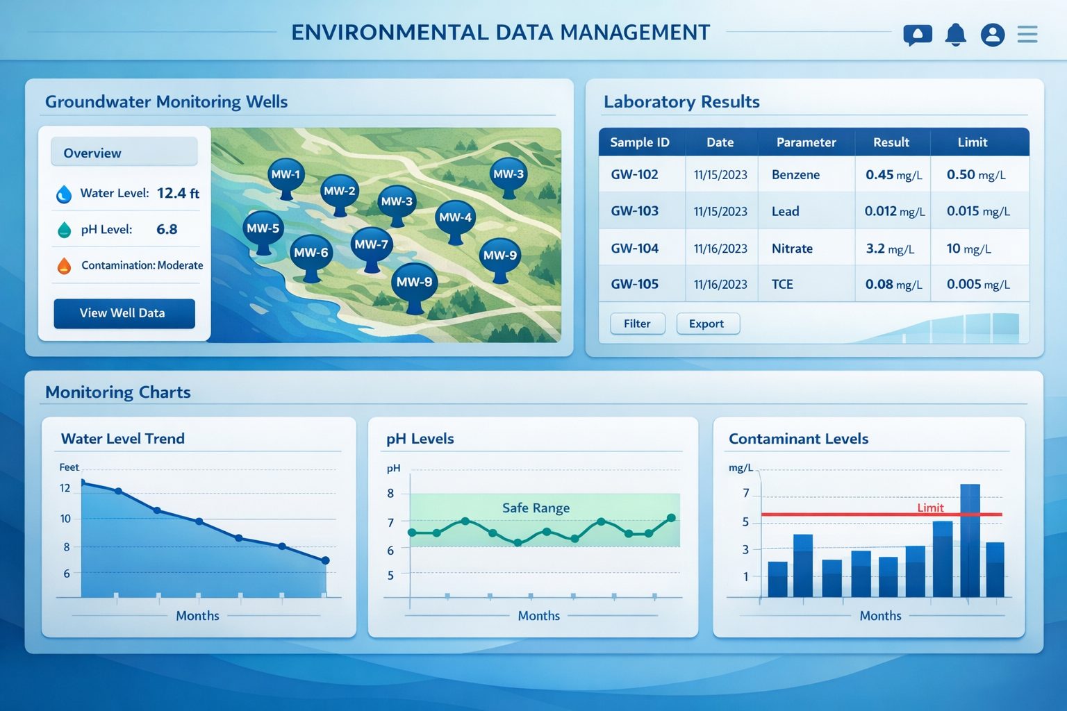 Environmental Data Management Systems