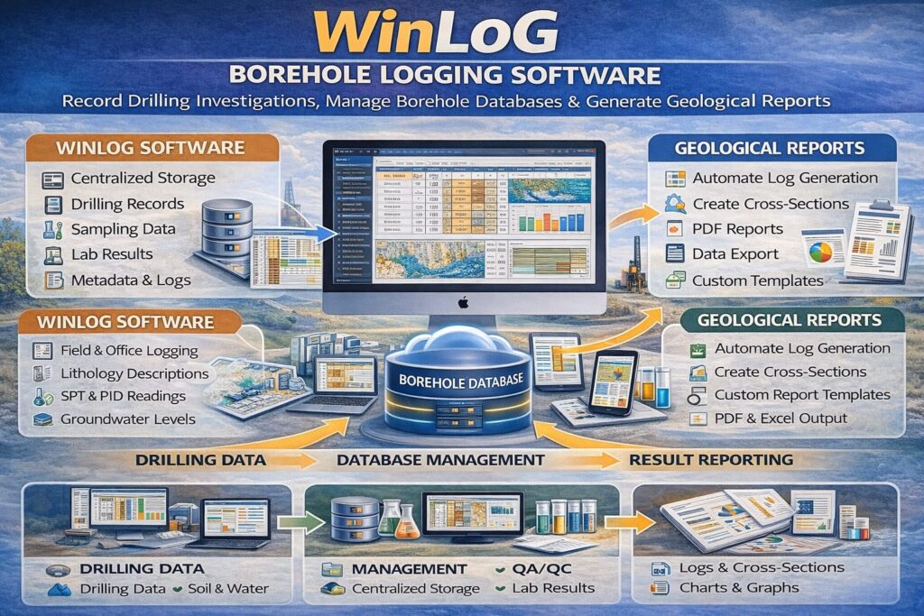 Winlog.basic WinLoG Borehole Logging Software Simplifies Logging - Knowledge Center