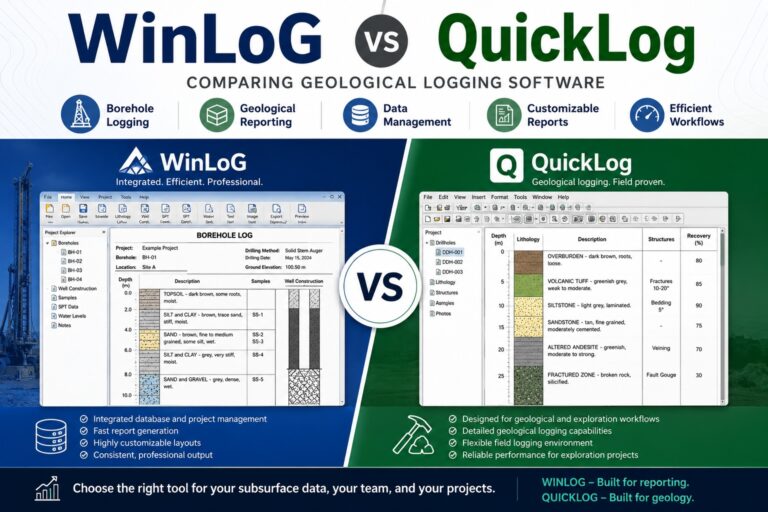 Quicklog WinLoG vs QuickLog: Which Geological Logging Software - Knowledge Center